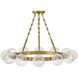Coco 12 Light 32 inch Lacquered Brass Chandelier Ceiling Light