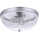 Sivo 2 Light 13 inch Satin Aluminum Outdoor Flushmount