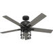 Astwood II 52 inch Matte Black with Dark Gray Oak and Matte Black Blades Ceiling Fan