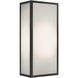 Messina 1 Light 13.78 inch Textured Black Exterior Wall Light