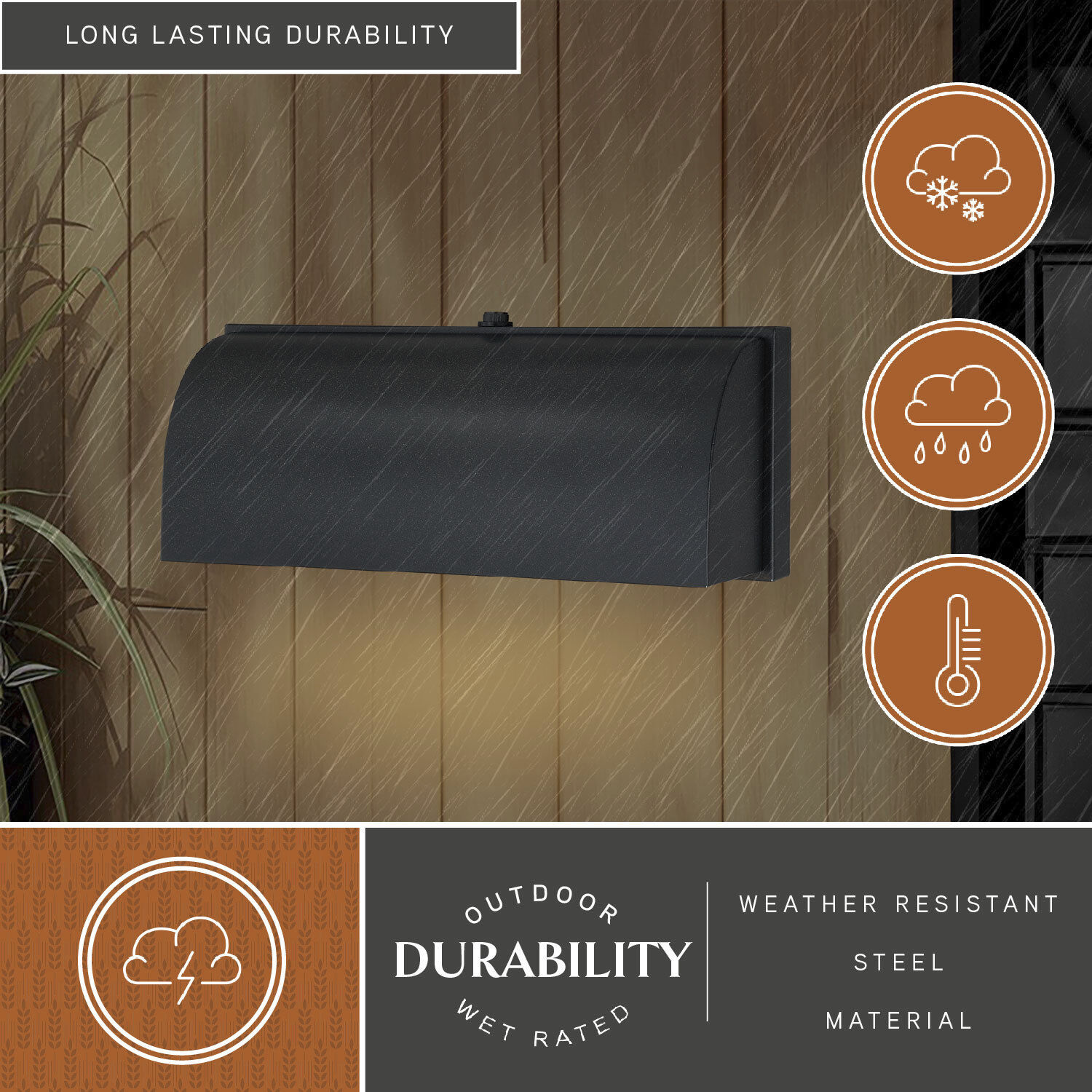 Walsh LED 4.75 inch Dark Bronze Outdoor Wall