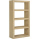 Raffia 39.5 inch White/Cream Book Shelves