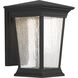Arrive LED LED 11 inch Textured Black Outdoor Wall Lantern, Medium, Progress LED