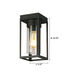 Walker Hill 1 Light 5.37 inch Matte Black Outdoor Flush Mount