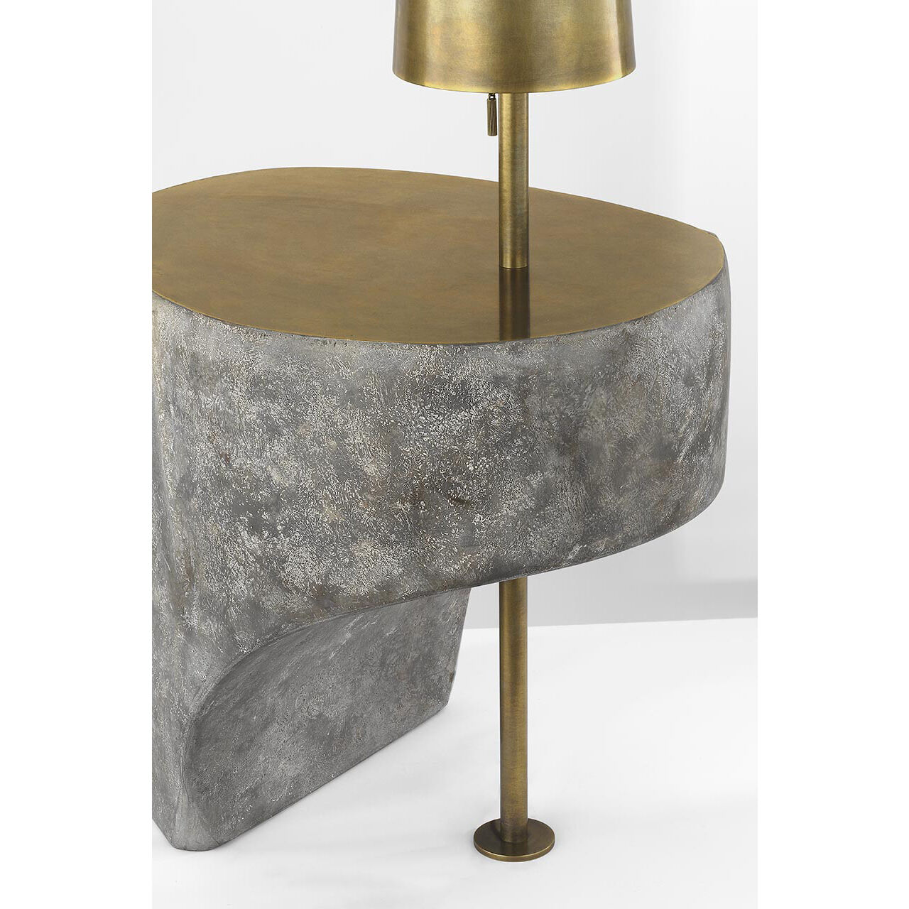 Anne-Marie Barton Runia 48.75 inch 15.00 watt Eclipse Sculpted Side Table Floor Lamp Portable Light