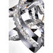 Swivel 12 Light 19 inch Chrome Chandelier Ceiling Light