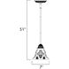 Symphony 1 Light 7 inch Oil Rubbed Bronze Mini Pendant Ceiling Light