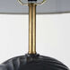 Quinn 28.75 inch Beige and Blue Table Lamp Portable Light