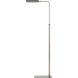Karima 44.5 inch 40.00 watt Plated  Satin Nickel Floor Lamp Portable Light