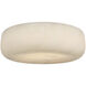 Kelly Wearstler Formosa LED 17 inch Alabaster and Polished Nickel Flush Mount Ceiling Light