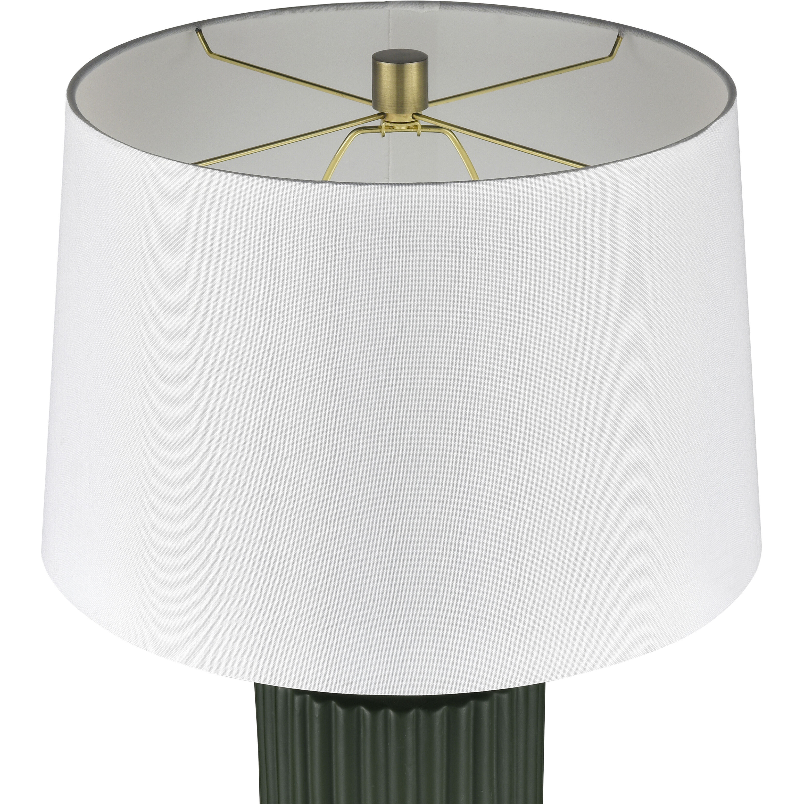 Knox 30 inch 150 watt Dark Green Table Lamp Portable Light