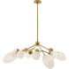 Panella 12 Light 41 inch Brushed Brass Chandelier Ceiling Light