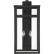 O'Neal 4 Light 25.5 inch Textured Black Outdoor Wall Lantern