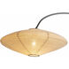 Roswell 90.6 inch 9 watt Matte Black Arc Floor Lamp Portable Light