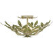 Broche 4 Light 20.75 inch Champagne Green Tea Semi Flush Ceiling Light