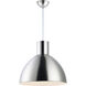 Cora 1 Light 19.75 inch Satin Nickel Single Pendant Ceiling Light