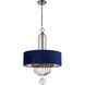 Grandeur 6 Light 24 inch Aged Antique Nickel Pendant Ceiling Light