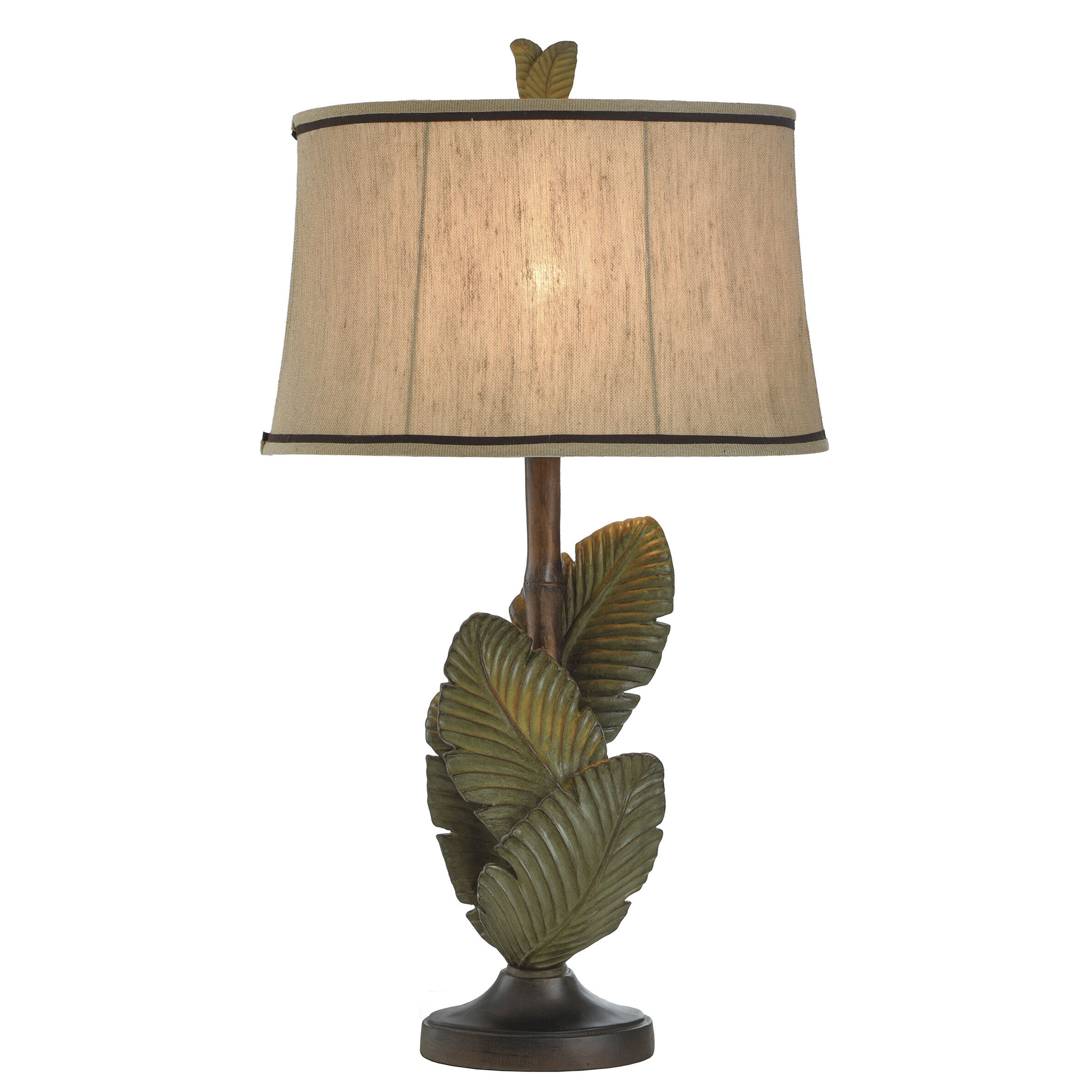 Signature 34 inch 100 watt Wentworth Bronze and Gray Table Lamp Portable Light
