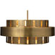 Orbit 4 Light 30 inch Antique Brass Chandelier Ceiling Light
