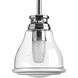 Academy 1 Light 5.38 inch Polished Chrome Mini-Pendant Ceiling Light