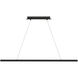 Sean Lavin Dessau LED 48 inch Nightshade Black Linear Suspension Ceiling Light, Integrated LED