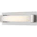 Elara LED 21.7 inch Brushed Nickel Vanity Wall Light