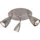 Mya 3 Light 120V Satin Nickel Track Ceiling Light 