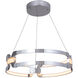 Amulet LED 23.5 inch Chrome Pendant Ceiling Light