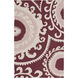 Fallon 66 X 42 inch Blush, Burgundy, Ivory Rug