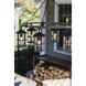 Open Air Lakehouse 6 Light 42 inch Aged Zinc with Driftwood Gray Outdoor Hanging in Non-LED, Estate Series