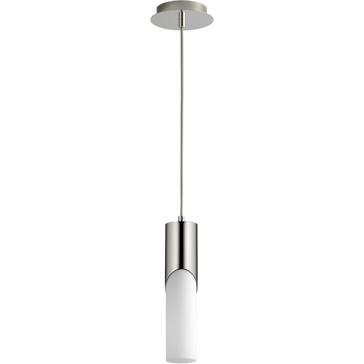 Ellipse LED 3 inch Polished Nickel Pendant Ceiling Light