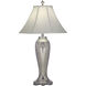 Ellie 33 inch 150 watt Antique Nickel Table Lamp Portable Light