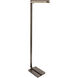 Jay 52 inch 4.5 watt Granite with Satin Nickel Floor Lamp Portable Light