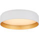 Shaw LED 14 inch Matte White Flush Mount Ceiling Light, Medium
