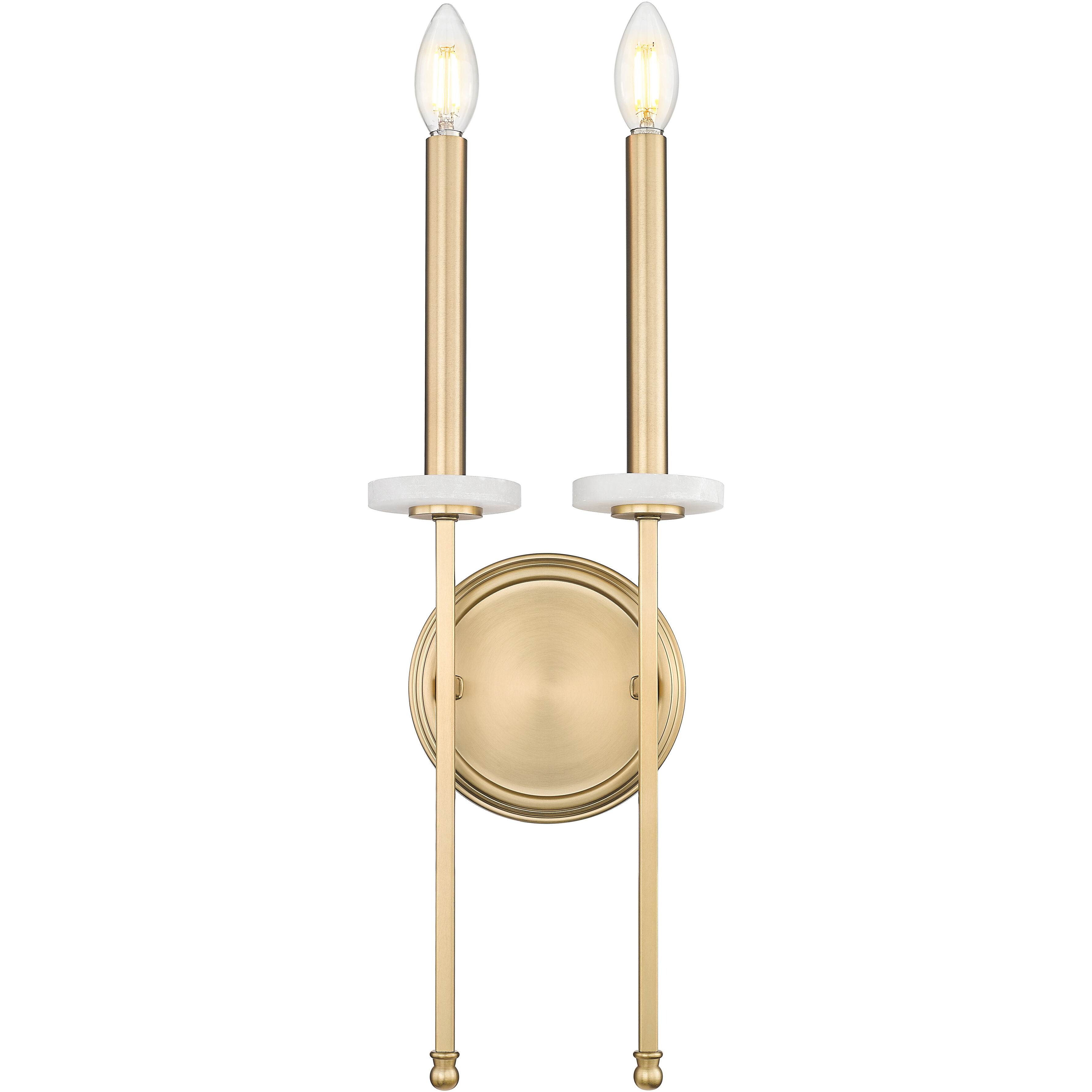 Gaultier 2 Light 7.5 inch Modern Gold Wall Sconce Wall Light