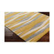 Artist Studio 96 X 30 inch Wheat/Mustard/Medium Gray/Cream Rugs, Wool and Viscose