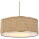 Pinchot 4 Light 22.25 inch Brushed Matte Gold Pendant Ceiling Light