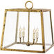 Hill Country 4 Light Old Gold Pendant Ceiling Light