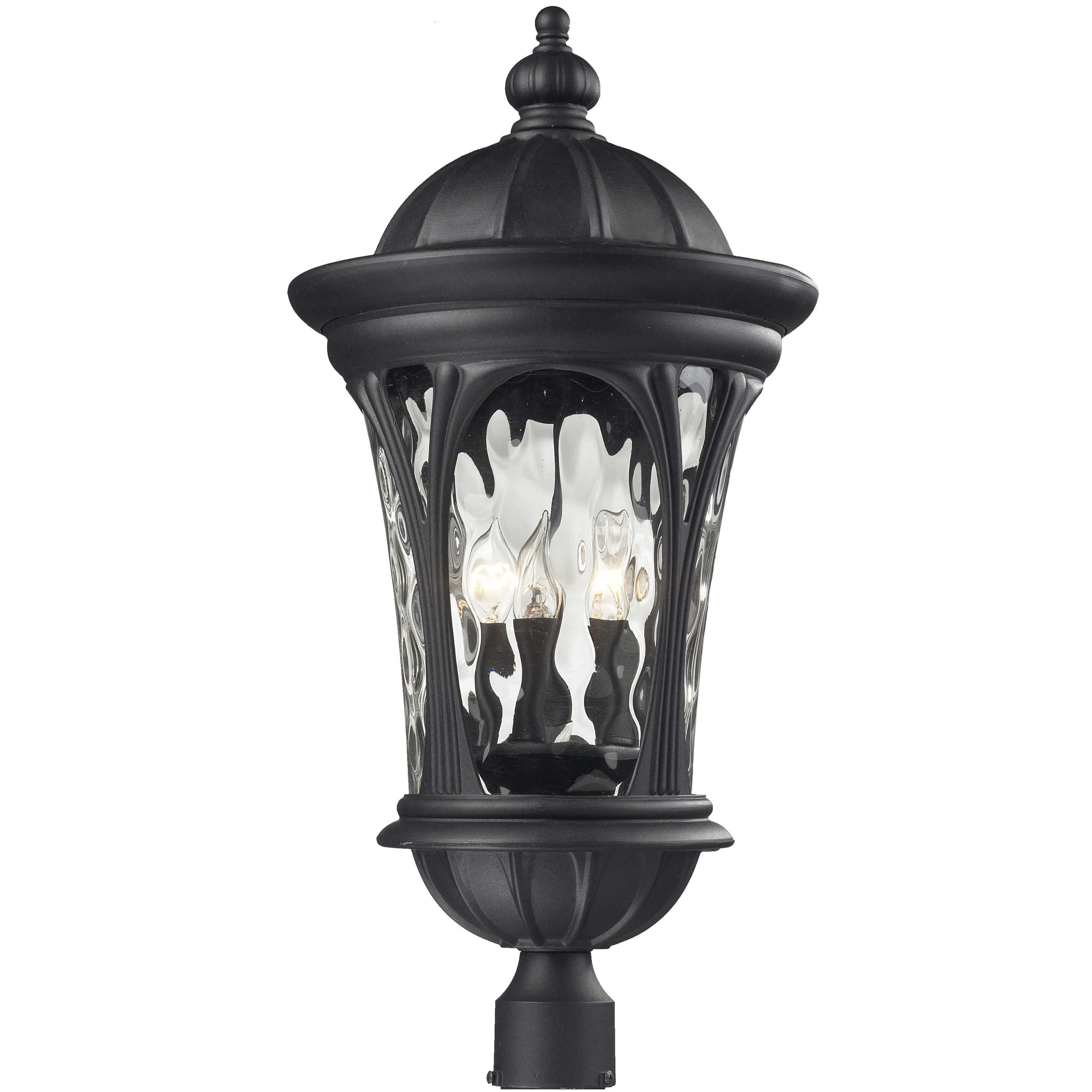 Doma 5 Light 28 inch Black Outdoor Post Mount Fixture