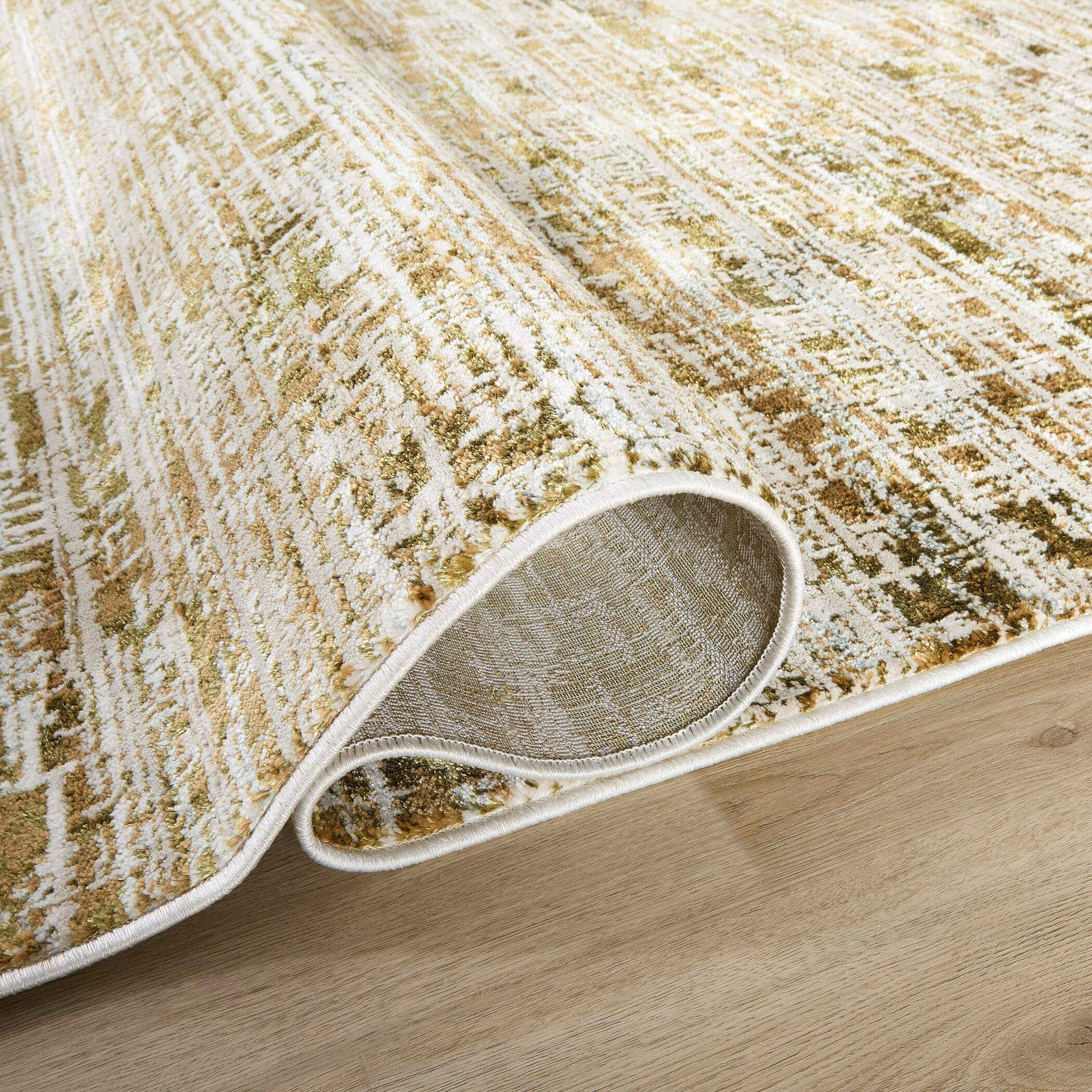 Artema 36 X 24 inch Gold Rug in 2 x 3