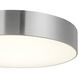Musa 8.13 inch Brushed Nickel Flush Mount Ceiling Light