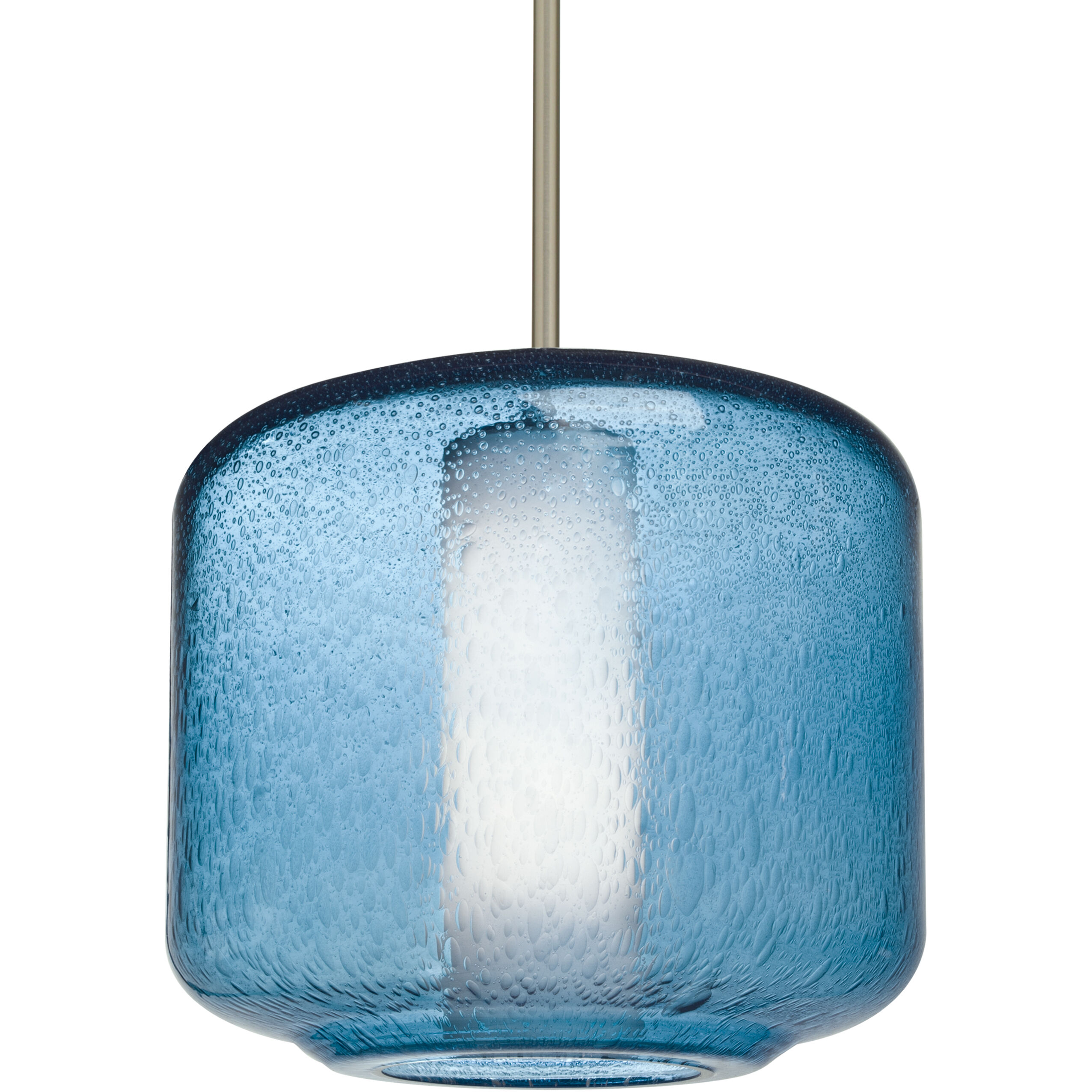 Niles 10 LED Satin Nickel Stem Pendant Ceiling Light