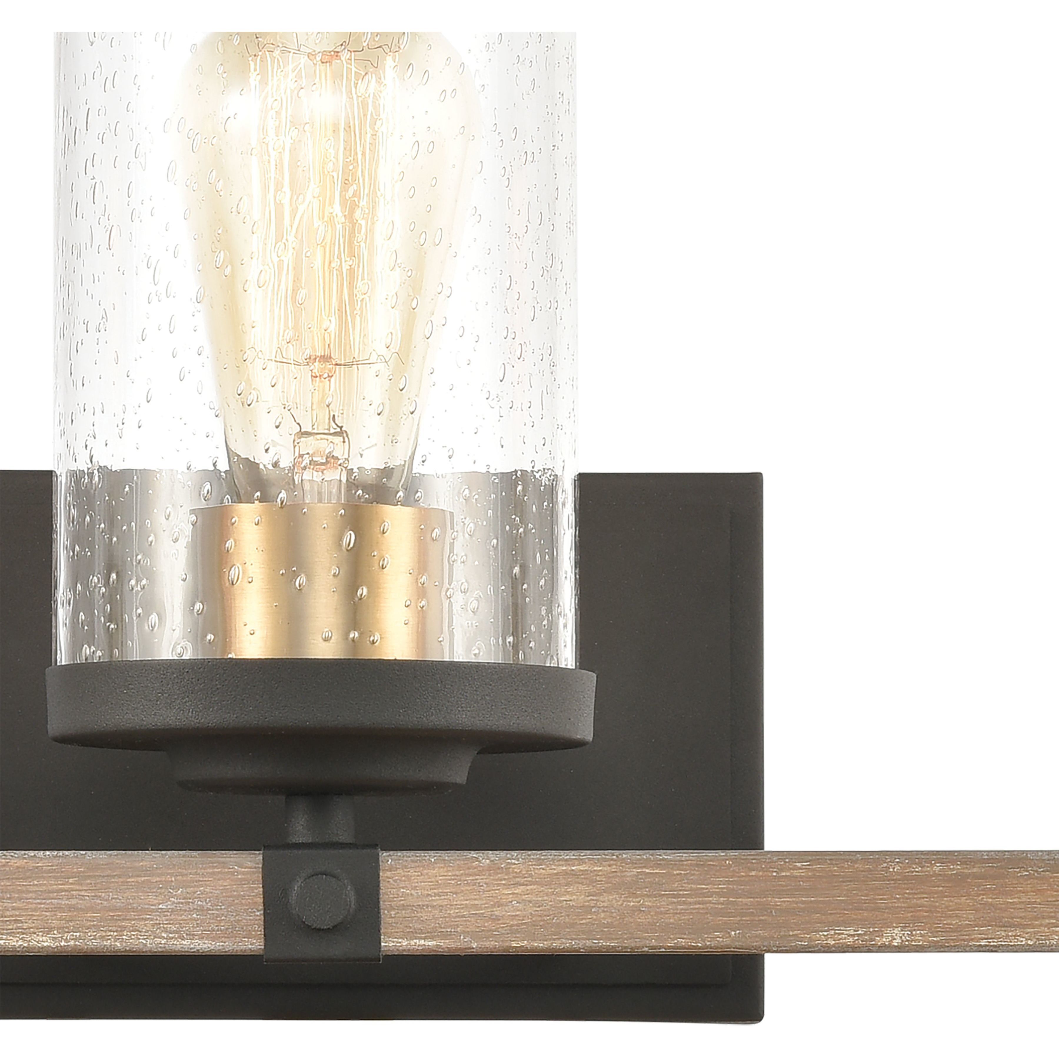 Geringer 3 Light 22 inch Charcoal Vanity Light Wall Light