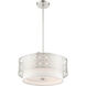 Calinda 4 Light 20 inch Brushed Nickel Pendant Chandelier Ceiling Light