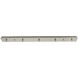 Ballston Hadley 5 Light 36 inch Brushed Satin Nickel Linear Pendant Ceiling Light