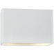 Ambiance LED 12 inch Brushed Nickel ADA Wall Sconce Wall Light