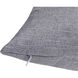 Dann Foley 24 inch Grey Decorative Pillow