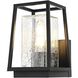 Lehigh 1 Light 9.5 inch Black Outdoor Wall Sconce