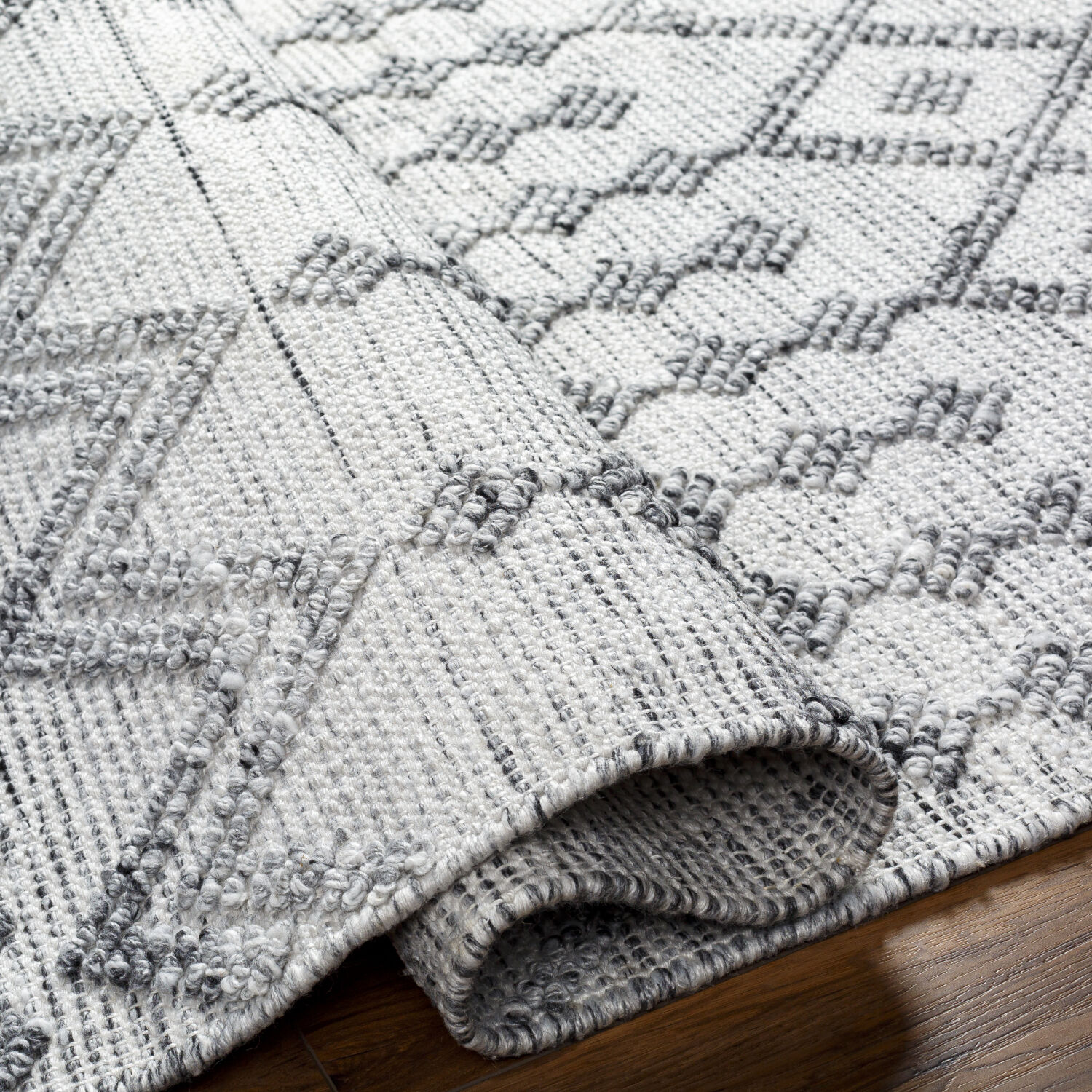 Napoli 120 X 96 inch White Rug, Rectangle