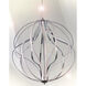 Aura LED 24 inch Polished Chrome Single Pendant Ceiling Light